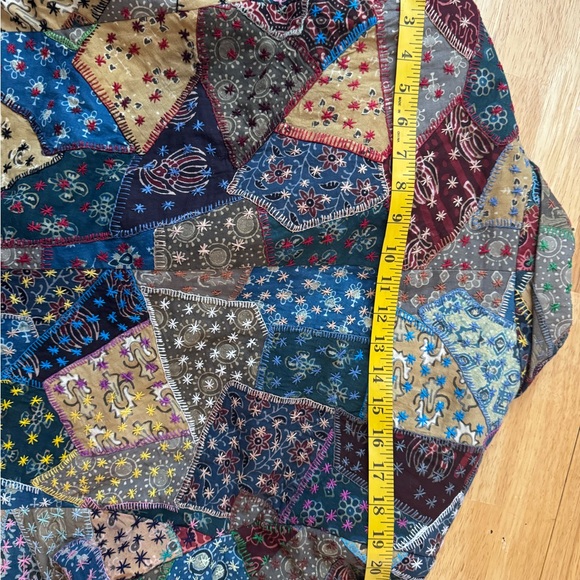Handmade Multicolor Patchwork Blazer - Picture 12 of 14